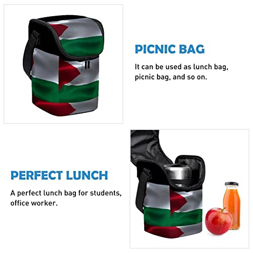Bolsa de almuerzo de Gaza isotérmica porta túper para hombres y mujeres 3