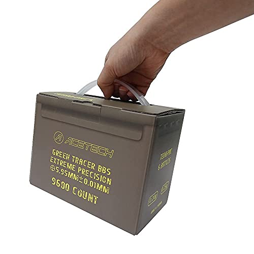 ACETECH Airsoft Gun Glow in Dark Tracer Green Bio (Green 0.2g or 0.25g, 1600CTx6 / Box) - Image 4