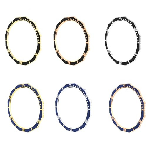 Bezel Ring Compatible for Galaxy Watch 6 Classic 47mm Bezel Cover Protector Frame Anti Scratch Accessory Compatible with Samsung Galaxy Watch 6 Classic,6PCS Rhombic