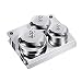 Gemira Professional Stainless Steel 3 Pieces Manicure Acrylic Powder & Liquid Set Container Jar Organizer Tray With Nail Brush Holder,Nail Art Equipment Tools Mini Cups,Cosmetic Containers With Lids