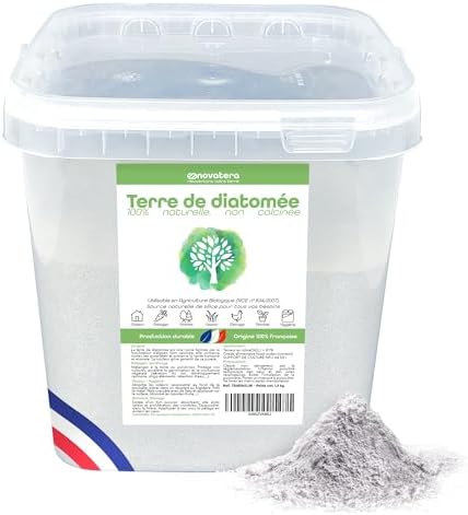 100% French Diatomaceous Earth | Natural & Uncalcined | 1.3kg Buc...