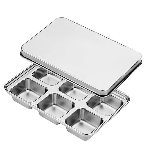 Ice Cube Mold Ice for Freezer Ice Cube Tray with Lid Metal Ice Cube Tray Freezer Ice Mold Sphere Ice Molds Bourbon Ice Maker Ice Cube Maker Baby Chocolate Stainless Steel Household -  BRIGHTFUFU, 043882IE91CRQ