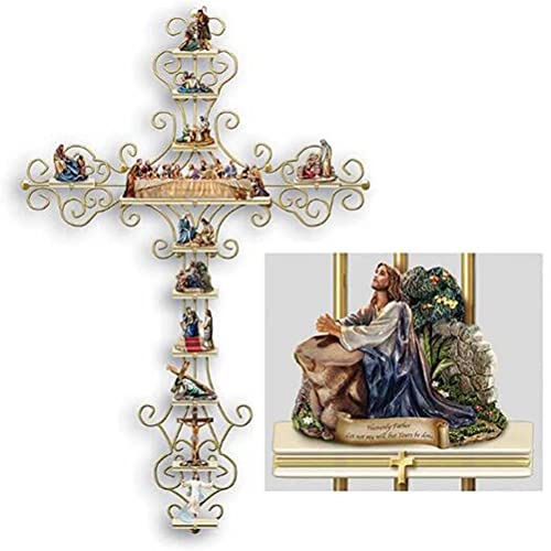 Fencelly Religieuze Cross Sticker Muursticker Het leven van Christus Collectie Muurkunst Sticker Opknoping Kruis voor Home Window Decor - Image 7