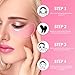 Pink Lip Mask & Under Eye Patches, Eye Mask for Fine Lines with Collagen, Puffiness and Dark Circles & Wrinkles, Pink Bulk Gifts, Christmas Gifts & Stocking Stuffers for Teens,Skincare,30 Pairs