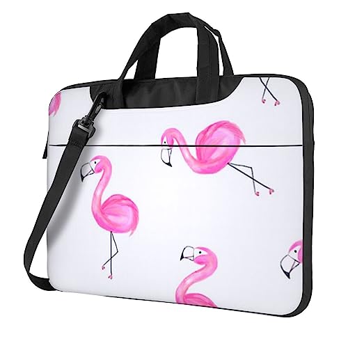 Sac ordinateur portable flamants roses fini les rayures sur 15.6"