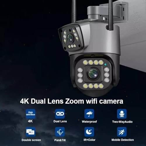 Image of TP PLUS 3MP WiFi Light Bulb Camera for Home Indoor | 360 View | Full HD | Color Night Vision | Motion Detection | Two Way Audio | Wireless Home (Dual Lens PTZ)