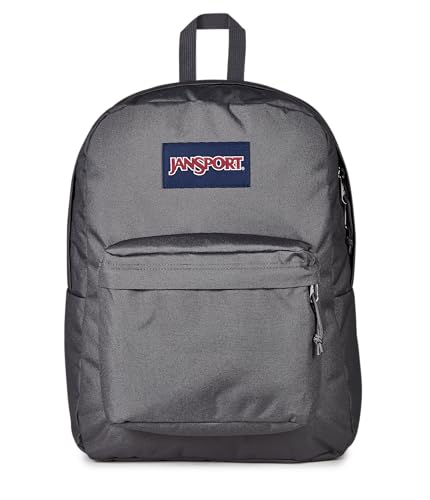 Image of JanSport SuperBreak One Backpack - Durable, Lightweight Bag with 1 Main Compartment, Front Utility Pocket with Built-in Organizer, Premium Backpack, Smokey Grit