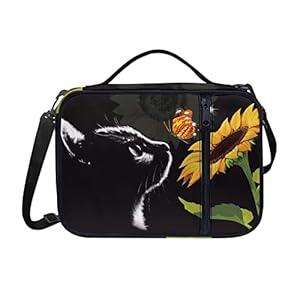 HUIACONG Katze Schmetterling Bibelhülle