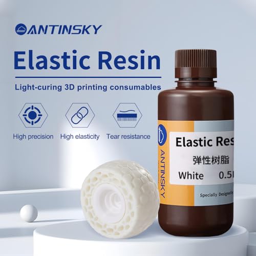 Resina Elástica Antinky 0.5 kg Blanca - Tacto Suave impreso. - Fernando Cortés Resina Elástica Antinky 0.5 kg Blanca - Tacto Suave impreso. - Fernando Cortés