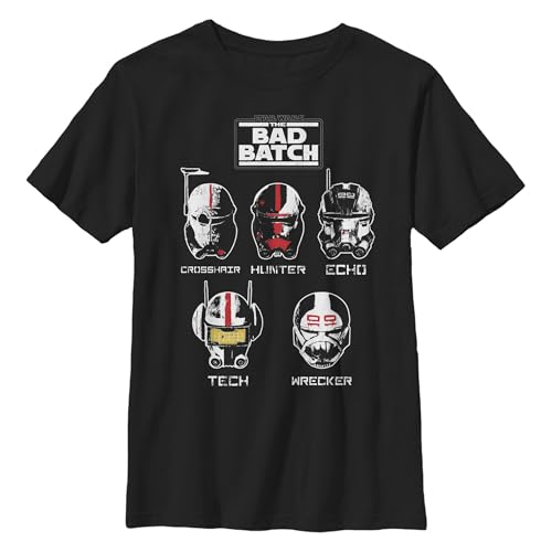T-shirt Star Wars Bad Batch anti-déformation col rond confortable garçon XL