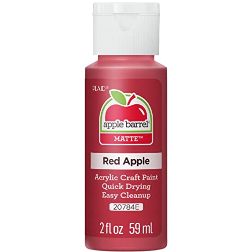 Image of Apple Barrel Acrylic Paint in Assorted Colors (2 Ounce), 20784 Red Apple