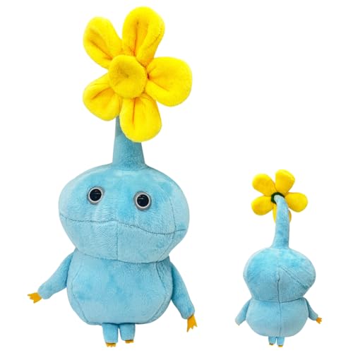 CBOSNF Pikmin Peluche Figura de Acción de Peluche Pikmin Peluche Muñeca Figuras Juguete Lindo Almohada De Peluche Regalo para Niños Los Más Bonitos del Mercado -Azul