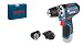 Produktbild Bosch Professional 12V System Akku Bohrschrauber GSR 12V-15 FC (inkl. Winkelaufsatz, Exzenteraufsatz, ohne Akkus und Ladegerät, im Koffer)