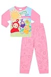 Teletubbies Girls Time Long Pyjamas PJs for Kids (6-9 Months) Pink