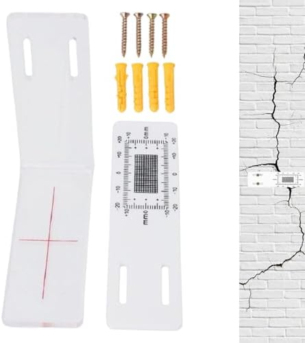 Crack Monitor - L-Shape Crack Gauge | Tell-Tale Cracks Measuring ...