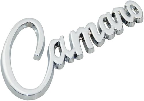 1 emblema de insignia de Camaro calcomanía de metal 3D reemplazo de letra para Camaro cromo 1 emblema de insignia de Camaro calcomanía de metal 3D reemplazo de letra para Camaro cromo