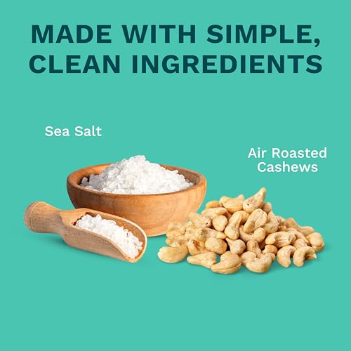 Image of Sea Salt Wrapped Whole Cashews by Karma Nuts, Air Roasted with Natural Skins, 2X more Fiber, Whole 30, Peanut-Free Facility, Kosher, Everyday Nut Snack, 7oz Resealable Bag