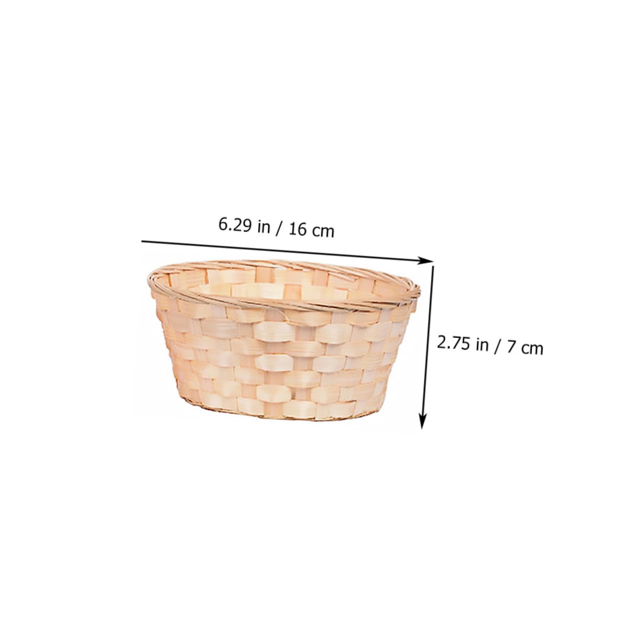 BESTYASH 3Pcs Storage Baskets Lightweight Woven Containers for Home Organization Versatile Decorative Baskets for Kitchen Living Room and Bedroom Use