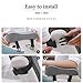 NEONMAN Armpad Cushion, Fatigue-Relieving Anti-Slip Design Ergonomic Design Memory Foam High Armrests Easy Installation, Compatible with All Chairs(Blue)