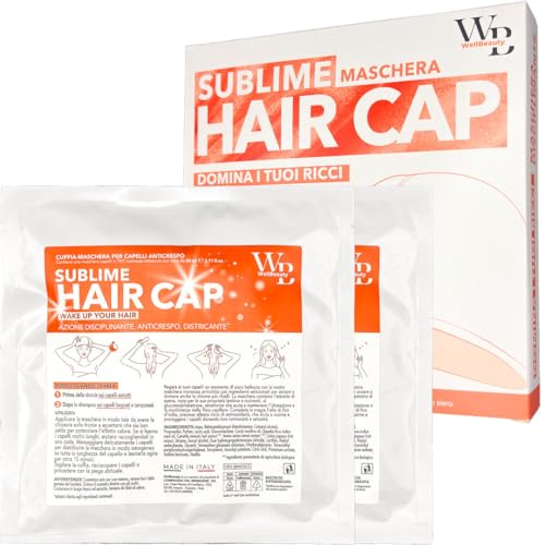 Wellbeauty ® Maschere Capelli Monouso Anticrespo Disciplinante | Rapida Idratazione e Riparazione in 15 Minuti | Capelli Morbidi, Lucenti, Facili da Pettinare | Uso Facile a Casa