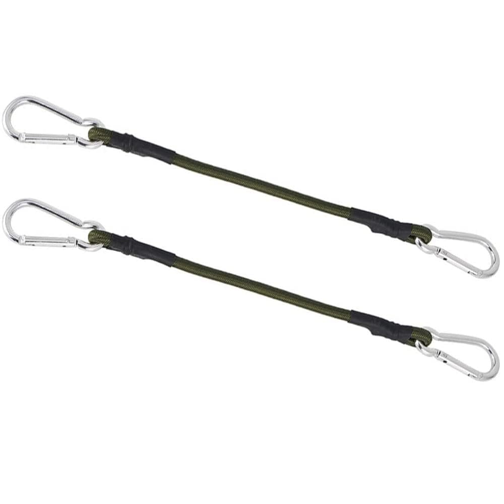 2 pieces sturdy bungee cord mini bungee rope lashing straps 36 cm bungee cord with snap hook for camping luggage travel