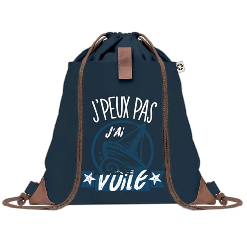 Sac à dos bleu J'peux Pas Voile en toile pour ne plus perdre vos clés au sport