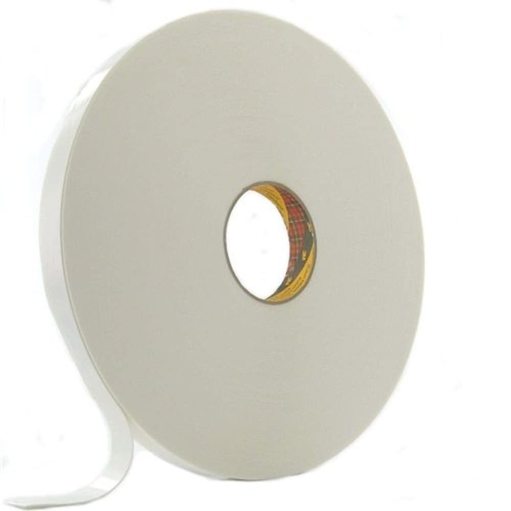 3M VHB Klebeband, 4430P, 12 mm x 66 m, 0,8 mm, Weiß, Schutzabdeckung: Papier (19-er Pack)