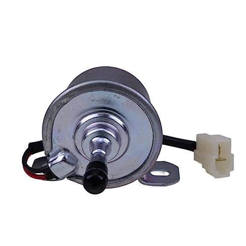 Image of HOLDWELL 12V Electric Fuel Pump 16851-52030 1685152030 compatible with Kubota GF1800 GF1800E F2260 F2560 F2560E F3060 F3560 TG1860 G1700 G1800 G1900 K-008 R420 R520