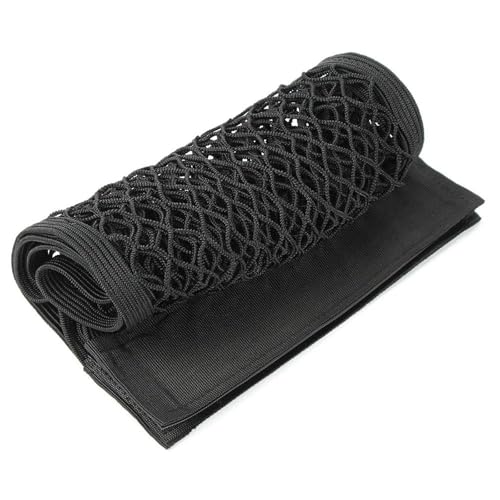 Filet de coffre avec 4 crochets pour stopper le renversement des sacs en voiture