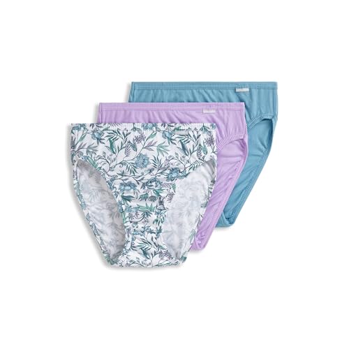 Image of Jockey Women's Underwear Plus Size 100% Cotton Elance French Cut - 3 Pack