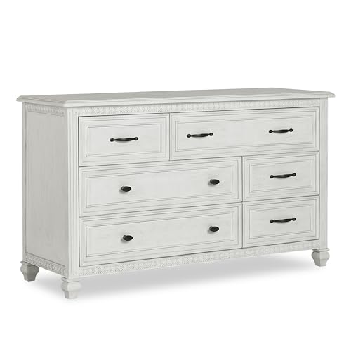 Evolur Madison Double Dresser in Antique Grey Mist