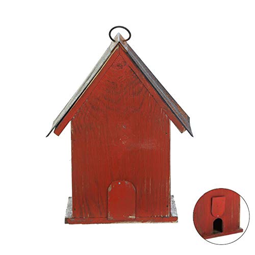Topadorn CS-84G1526-GS Hanging Bird House Outdoor Garden Decorative Wooden Birdhouse thumb #5