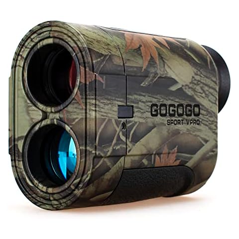Gogogo Sport Vpro 6X Hunting Laser Rangefinder Bow Range Finder Camo Distance Measuring Outdoor Wild 650Y with Slope High-Precision Continuous Scan Cover