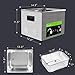ONEZILI Ultrasonic Cleaning Machine 15L, Upgraded 360W High Power Sonic Parts Cleaner Machine with Industrial Transducers with Timer and Heater for Cleaning Carburetor Brass Parts Jewelry Watches
