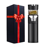 Stainless Steel Men's Tea Bottle Tea Thermos Infuser Bottle for Loose Leaf Leak-Proof Tea Tumbler wi
