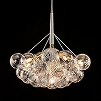 Longree Bubble Ball Semi Flush Mounting Ceiling Light Fixtures