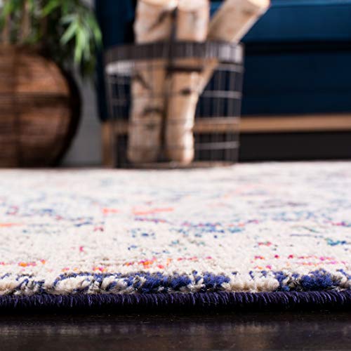 Tapete Safavieh Madison Colección 3' x 3' Beige y Negro miniatura 4