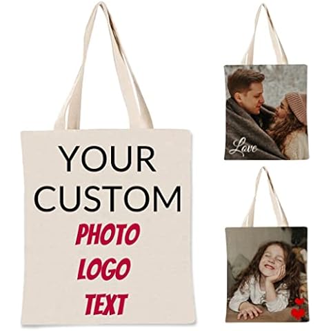 CUDIYST Personalized Women's Handbags, Customized Casual Shoulder Bags with Photos, Logos, Texts, Large Capacity Bags, Reusable, Suitable for Traveling, Shopping, Picnic, Playing Cover
