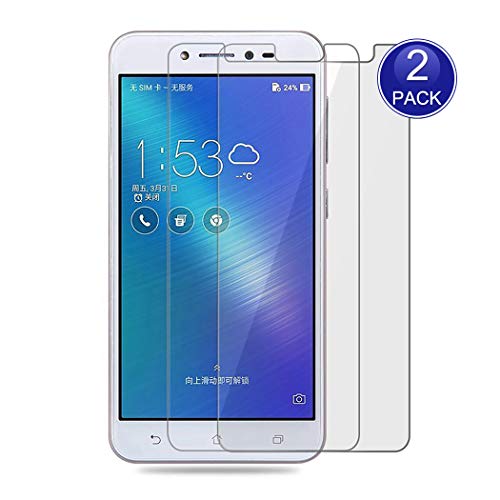 X-Dision [2 Piezas Protector de Pantalla para ASUS ZenFone Live ZB501KL, 0.26mm HD Proteger la Película, 9H Vidrio Templado Protectora, Anti-Scratch (Nota: no Completamente Cubierto)