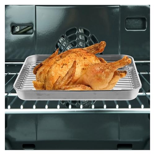 Plaque de cuisson en acier inoxydable et grille de refroidissement pour biscuits et pain
