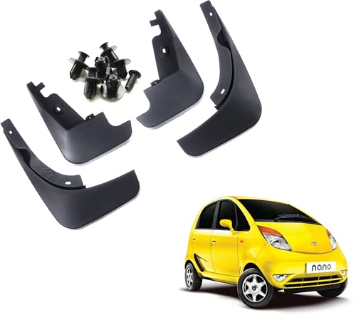 Image of WolkomHome Mud Flap Compatible with Nano - Durable Splash Guards for Car Exterior Protection