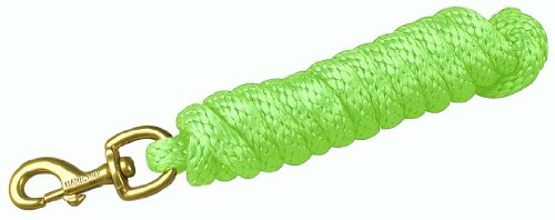 Hamilton Poly Lead with Bolt Snap, Lime Green, 5/8