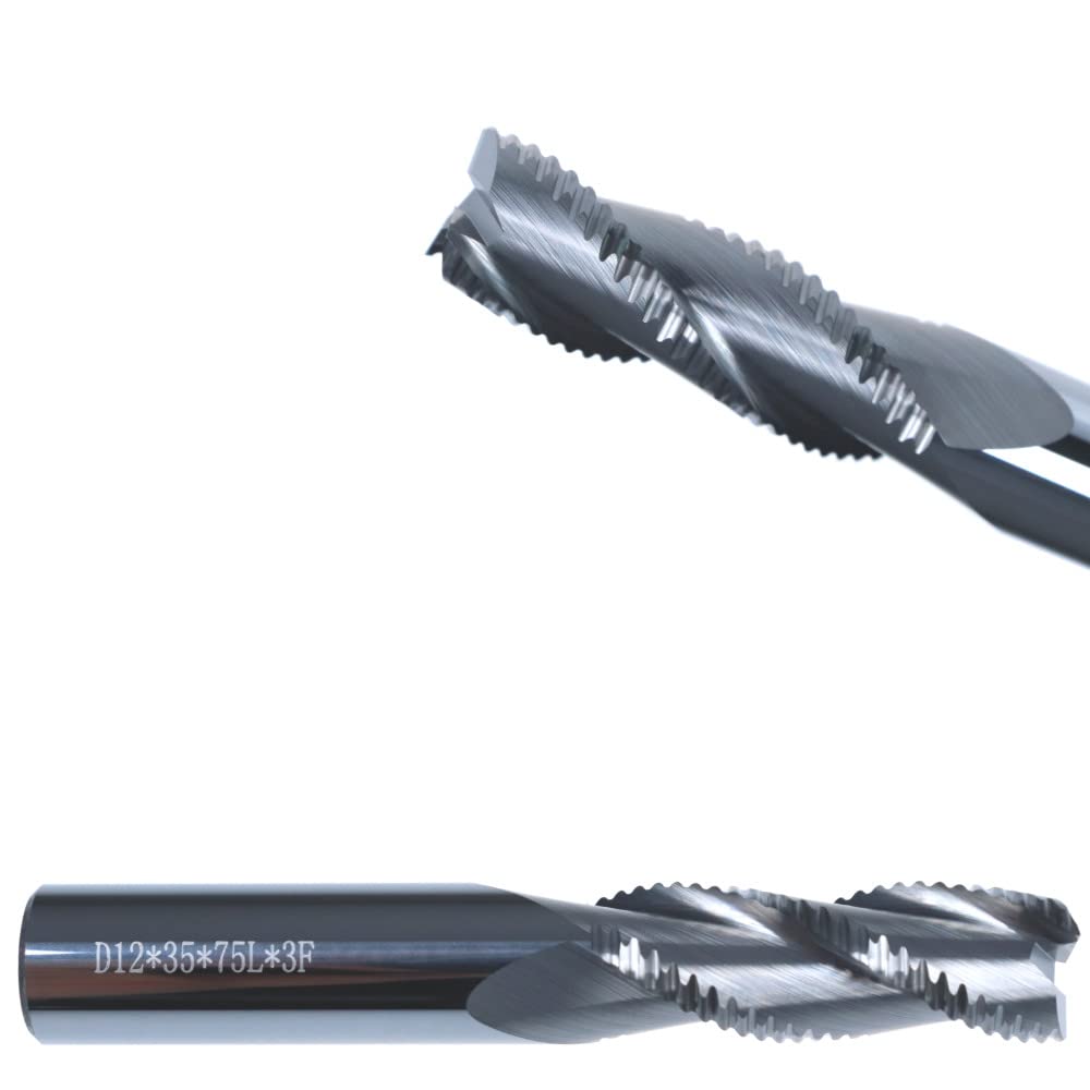 Fresa de desbaste VHM de aluminio y metales no ferrosos HPC – Ø 12 x 30/75 mm