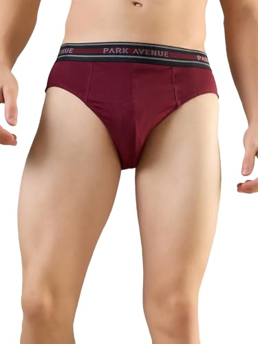 Image of Park Avenue Men Regular Fit Solid Pattern Pure Cotton Brief