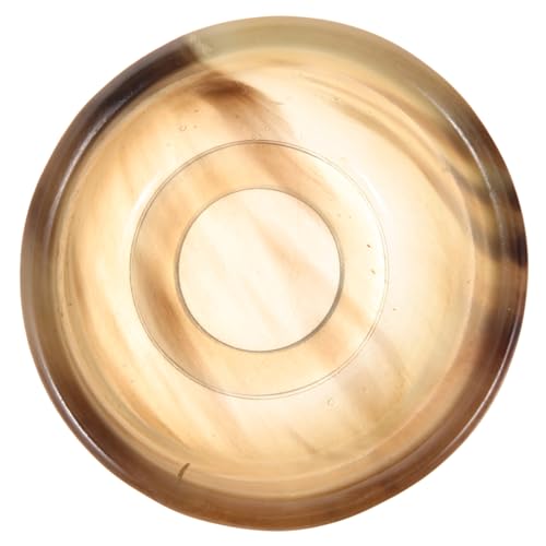 Cabilock Handmade Ox Horn Cup Unique Drinking Mug for Liquor Decorative Wine Horn with Craftsmanship and Practical Decor for Cosplay and Photo Props