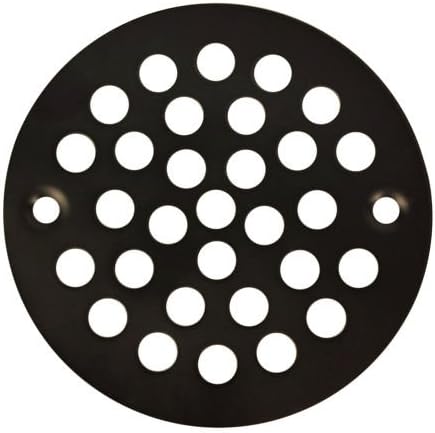 Oil Rubbed Bronze Round Shower Grate Drain 4 1/4 Replacement Cover Tile Stalls