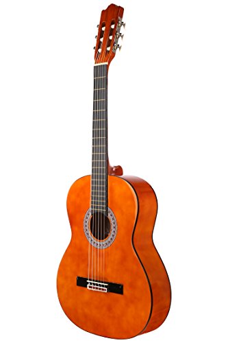 Image of Juarez 39C /N Classical Guitar Full Size Deluxe Nylon Strings, Natural Gloss Finish