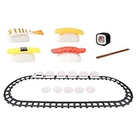 Courtieyeardceastea Electronic Sushi Train Rotary Sushi Toy for Kids Boys Girls Type 3