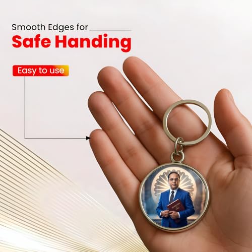 Image of MG | Protective Evil Eye /Spiritual Symbols /Om /Motivational Keychains | Double-Sided Metal Key Ring | Good Luck and devine Charm for Car, Bike, Home & Office