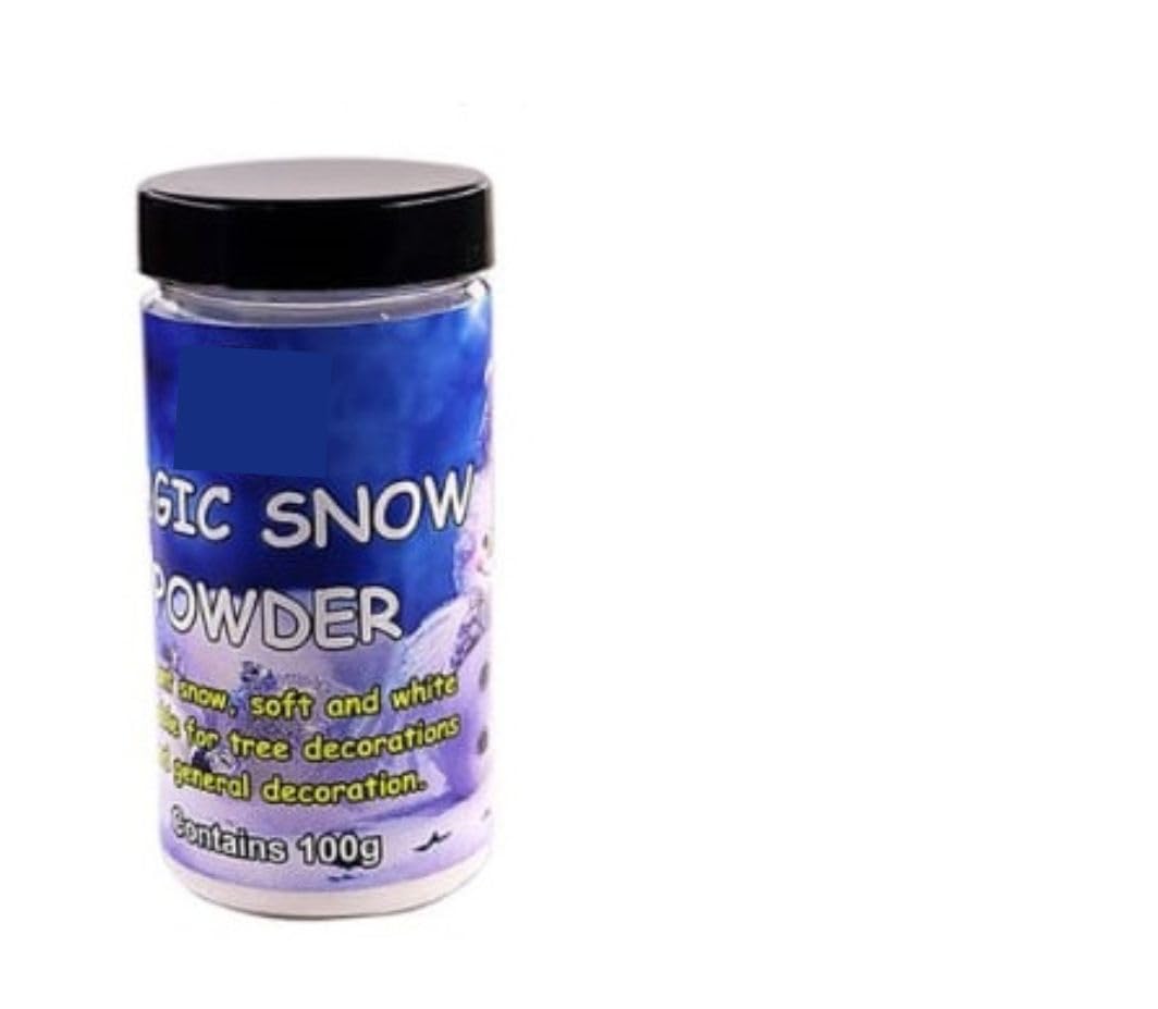 53 Arts Artificial Fake Fluffy Instant Ice Snow Making Powder Kit for Girls Boys Kids Fun Play Party,Christmas Tree Decorations Decor Items for Home Fun Ice Snow Playtime (100 gm)
